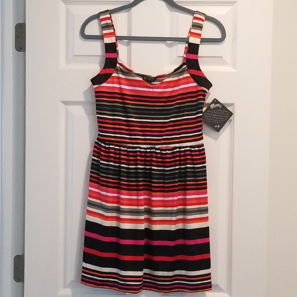 NWT BE Bop Striped Sundress Size Large